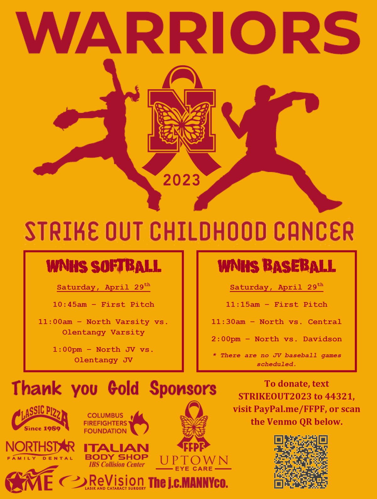 Strike Out Cancer Softball Game