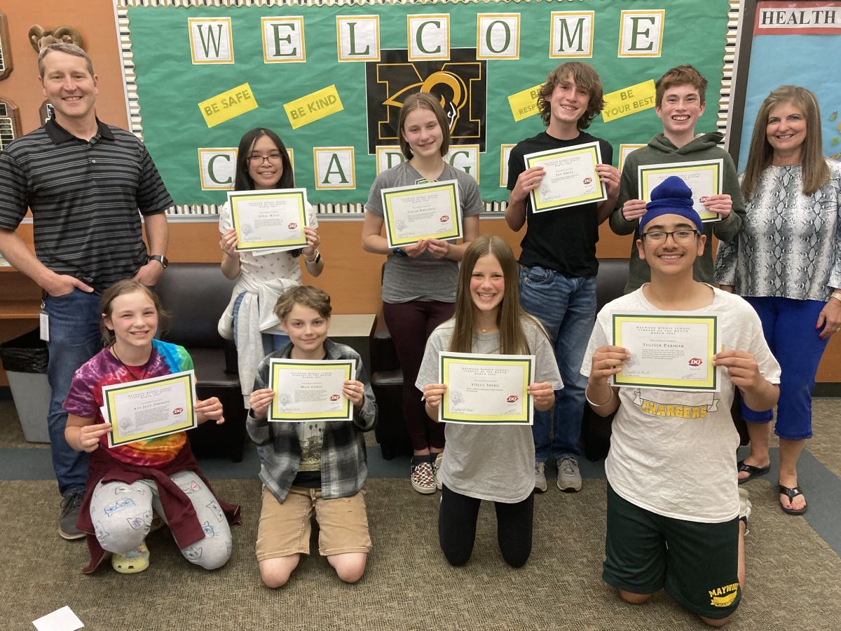 March Students Of The Month 