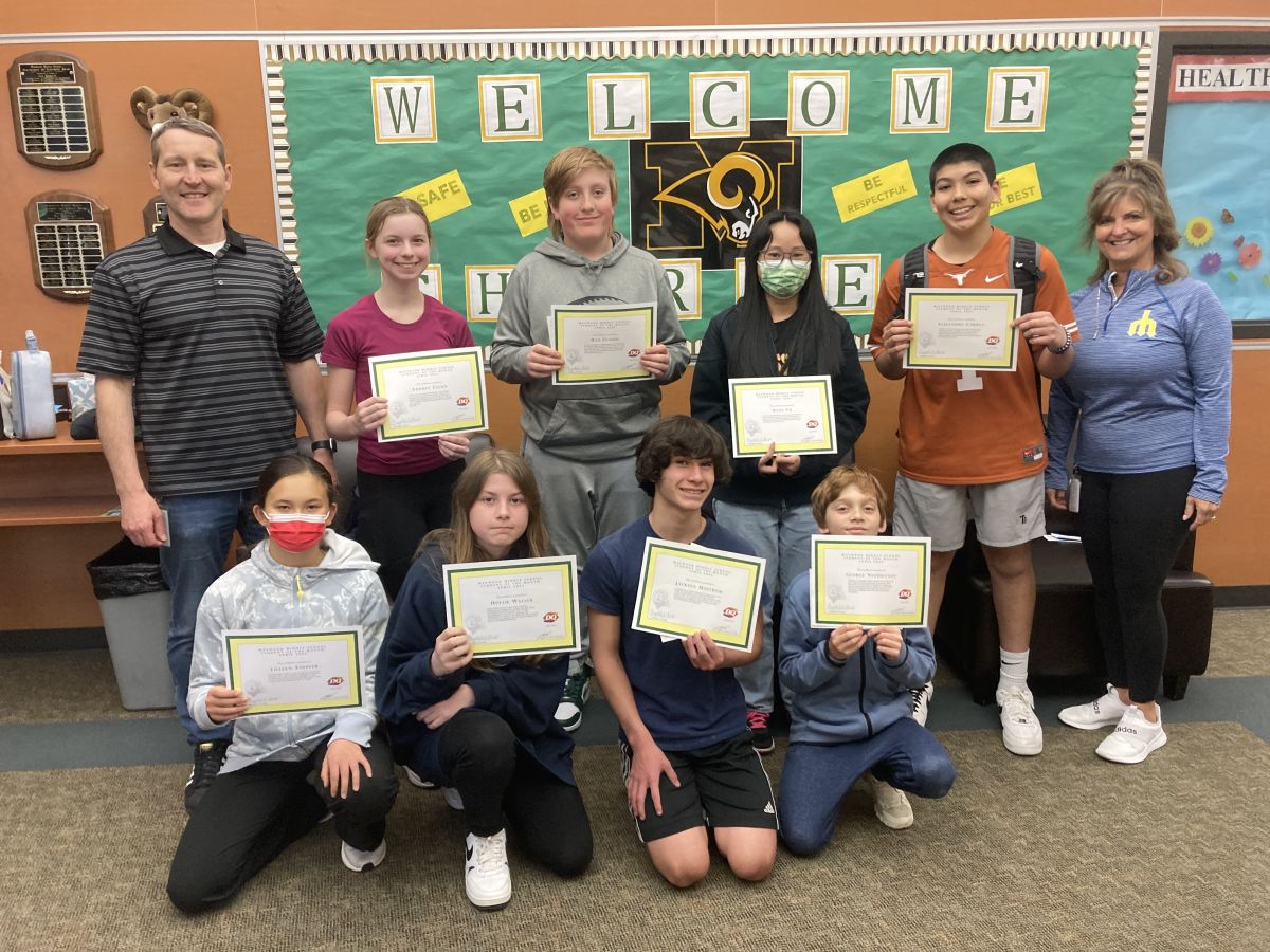 April Students of the Month | News Article - Maywood Middle School