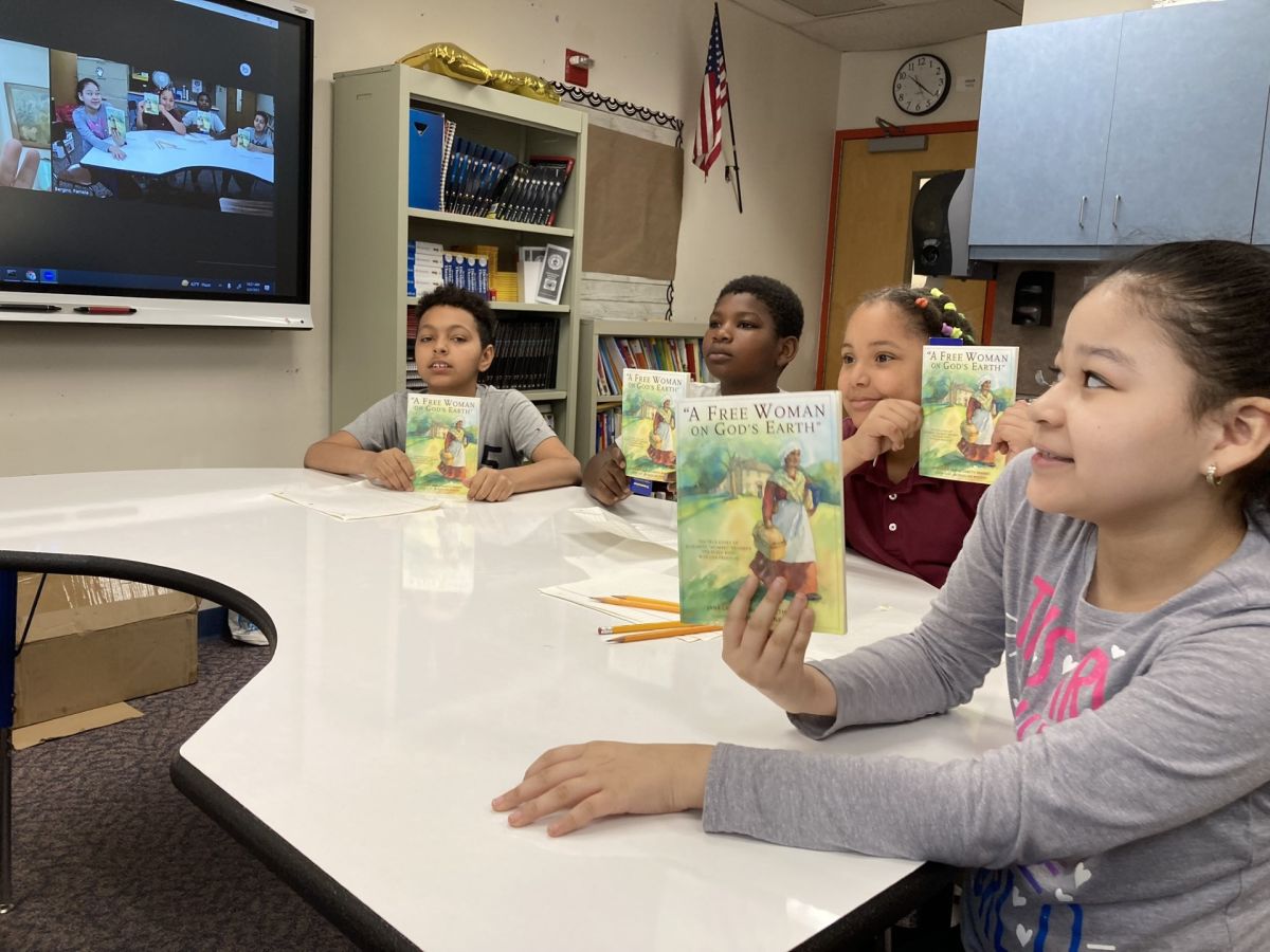 Author takes a virtual visit to Grimes School News Details
