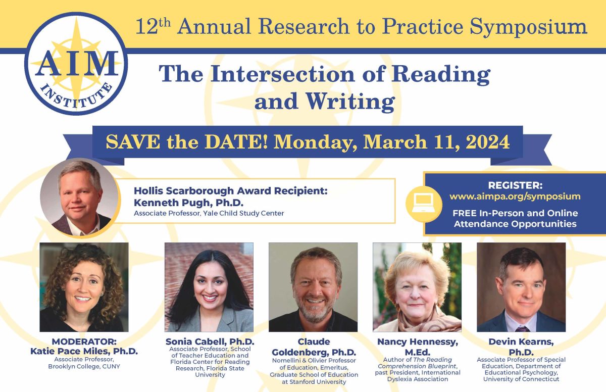 2024 Symposium The Intersection of Reading and Writing