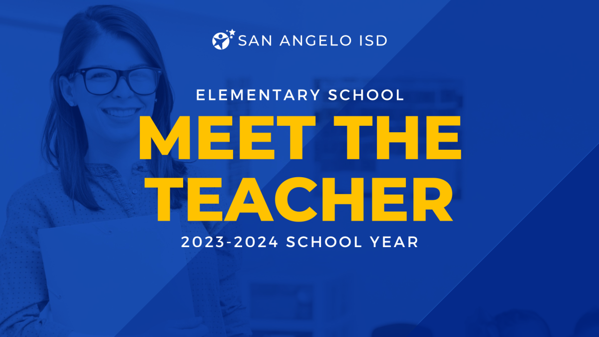 San Angelo ISD Elementary Meet the Teacher Information News Item