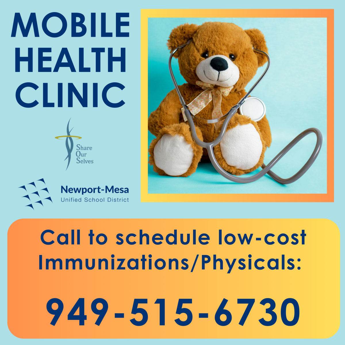 Mobile Health Clinic Schedule Appointment Today! Paularino news details
