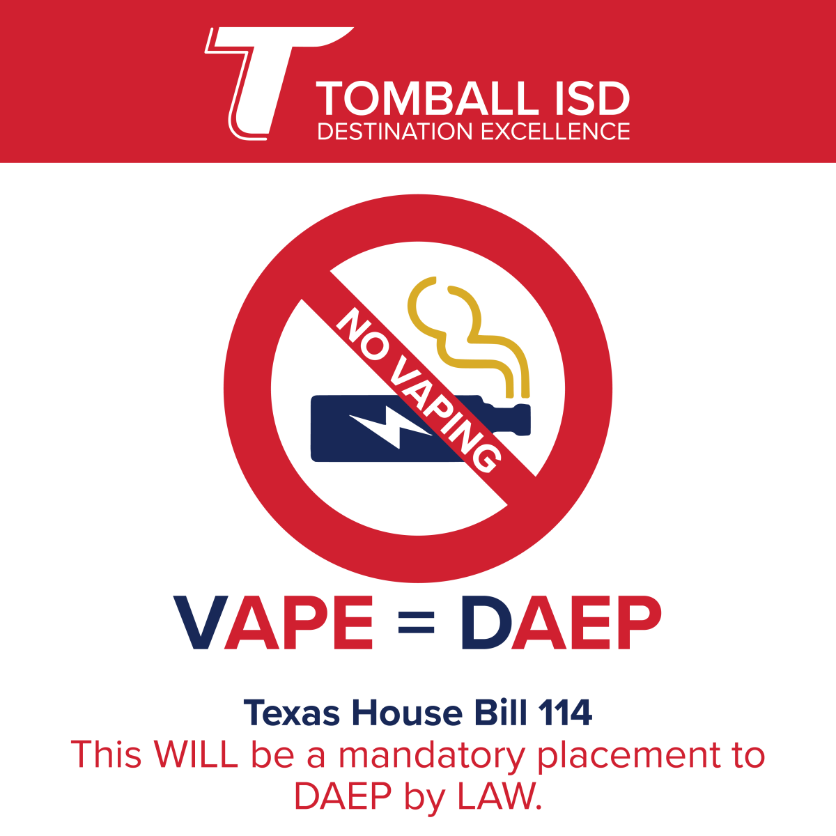 New Law: Mandatory DAEP Placement for E-Cigarette Violations