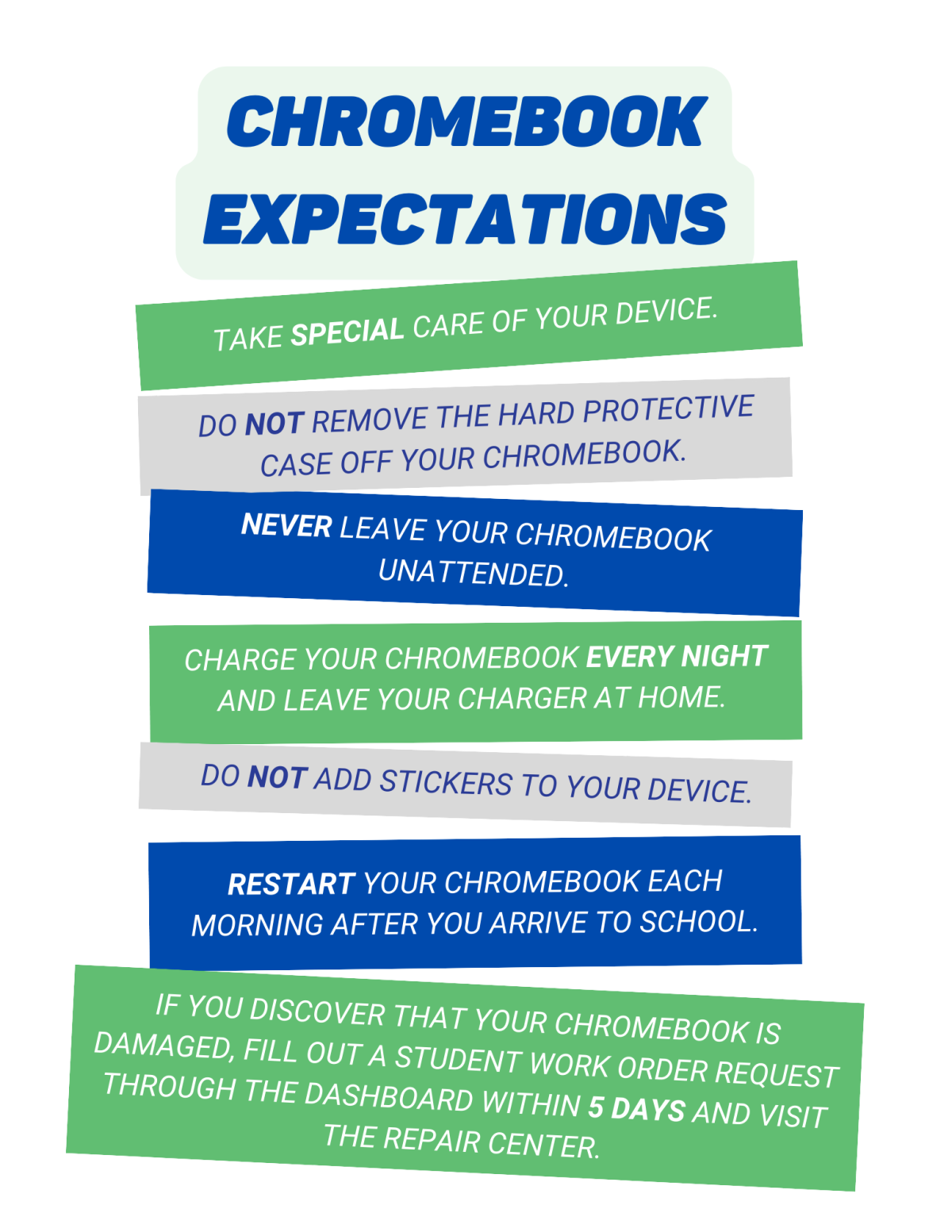 Student Chromebook Expectations News & Stories