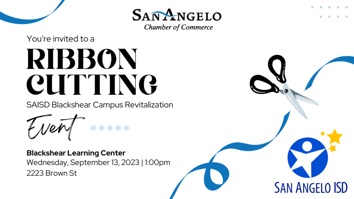 San Angelo ISD, San Angelo Chamber of Commerce to Hold Ribbon Cutting