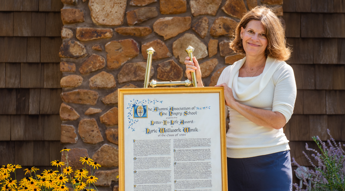 Lyric Wallwork Winik '84 Receives Letter-In-Life Award | Post Detail Page