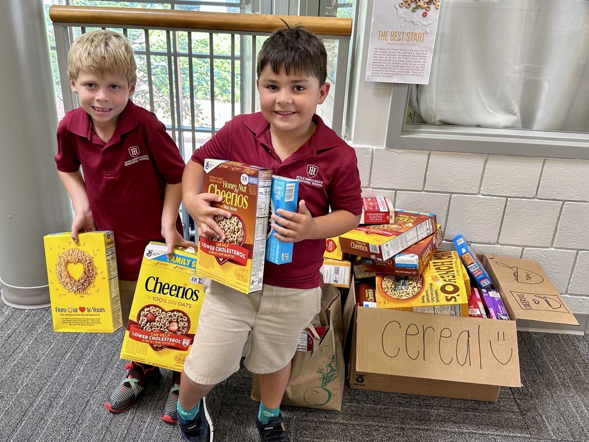 Primary School Food Drive Helps Give Neighbors 