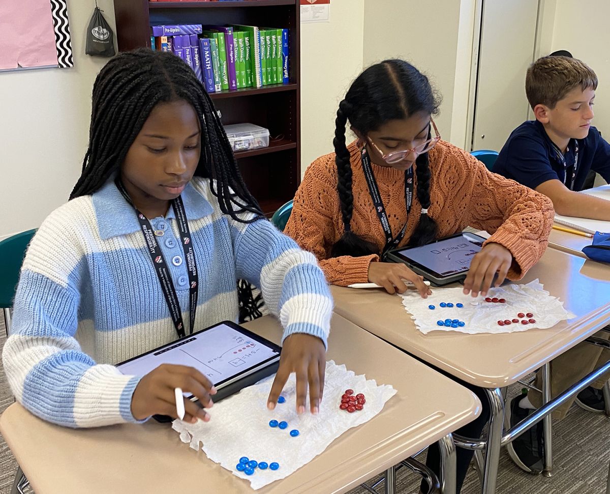 A Sweet Way to Learn Math — Middle School Students Use M&Ms to Add ...