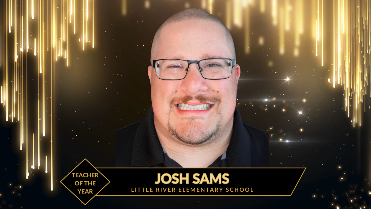 Meet a 2023 School Teacher of the Year Josh Sams of Little River ES