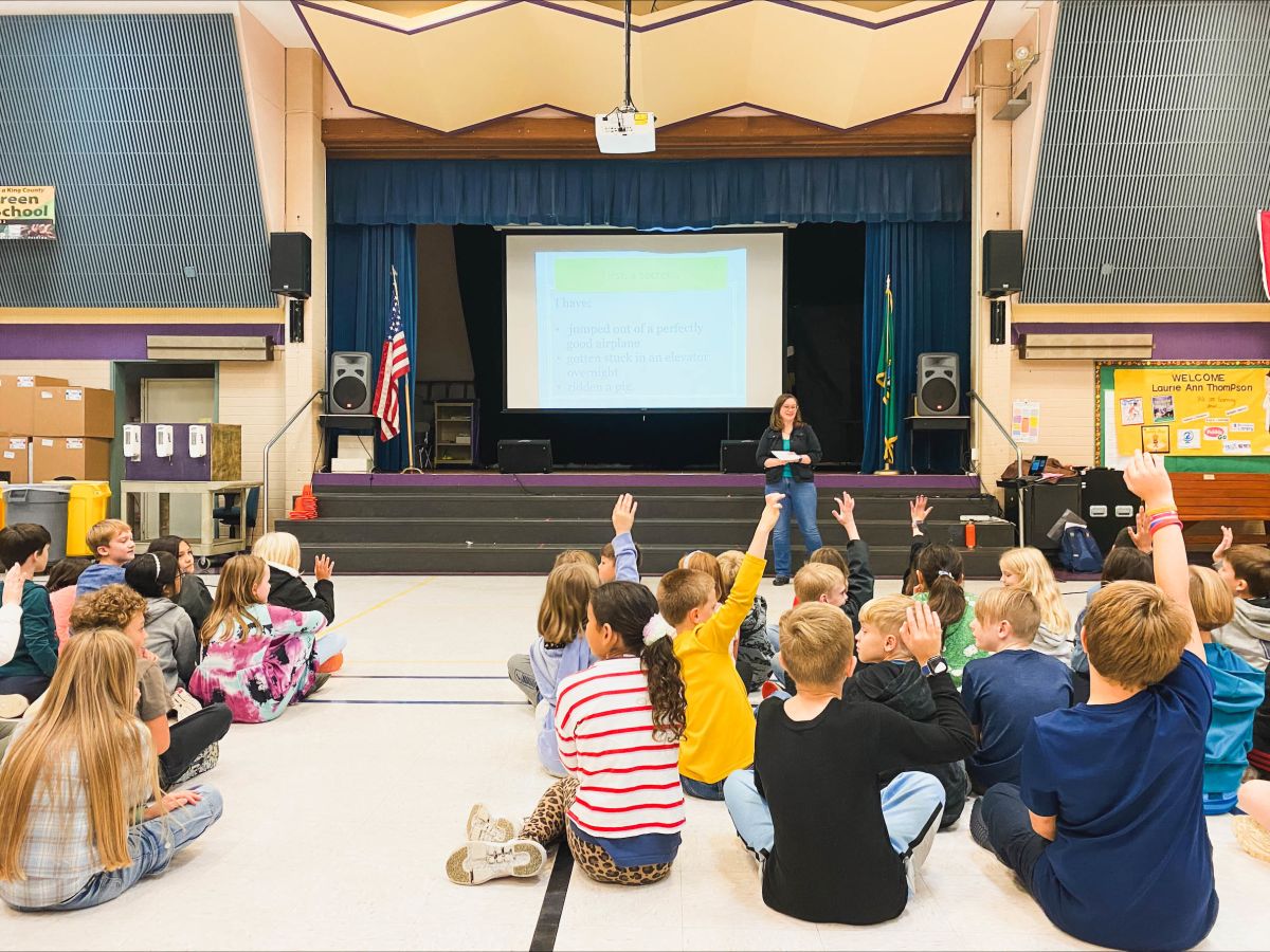 Author Laurie Ann Thompson Visits Maple Hills News Article Maple