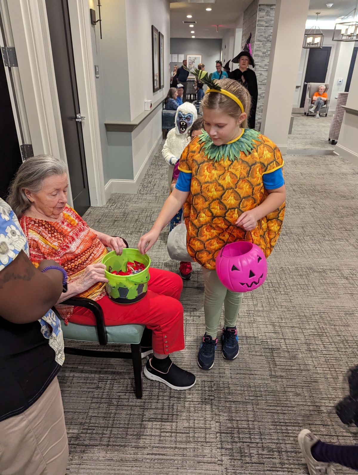 Swanson Girl Scouts Visit Heartis 