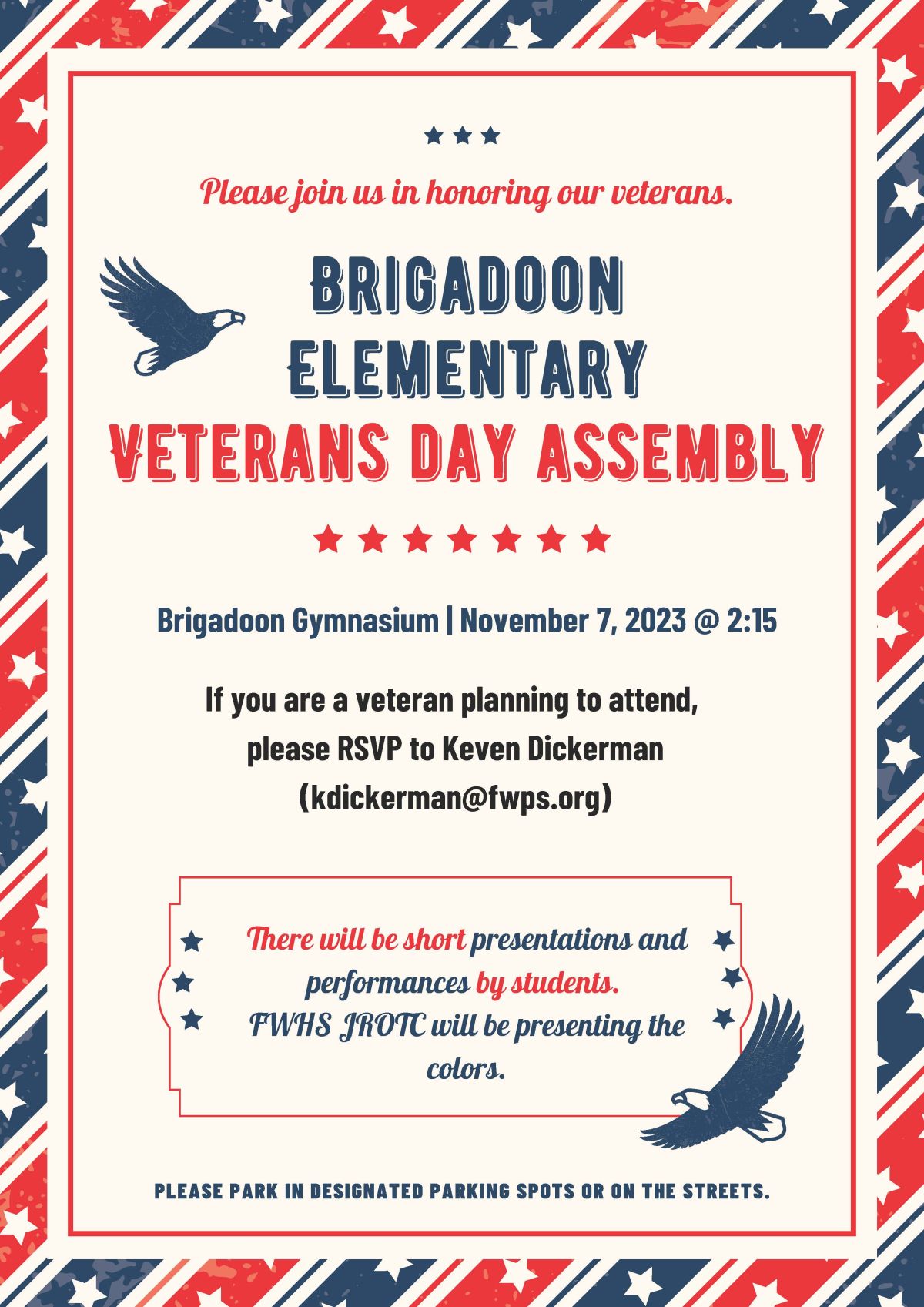 Brigadoon Elementary Veterans Day Assembly | Story