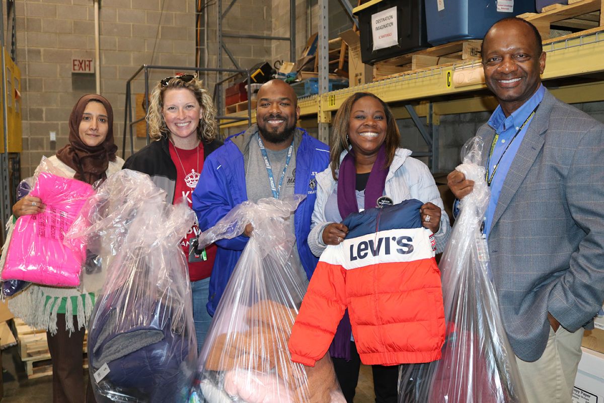 CCPS receives coat donations from bus contractor association, more than