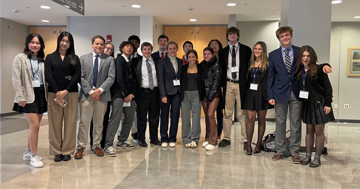 Model UN Conference at UConn News Item Suffield Academy