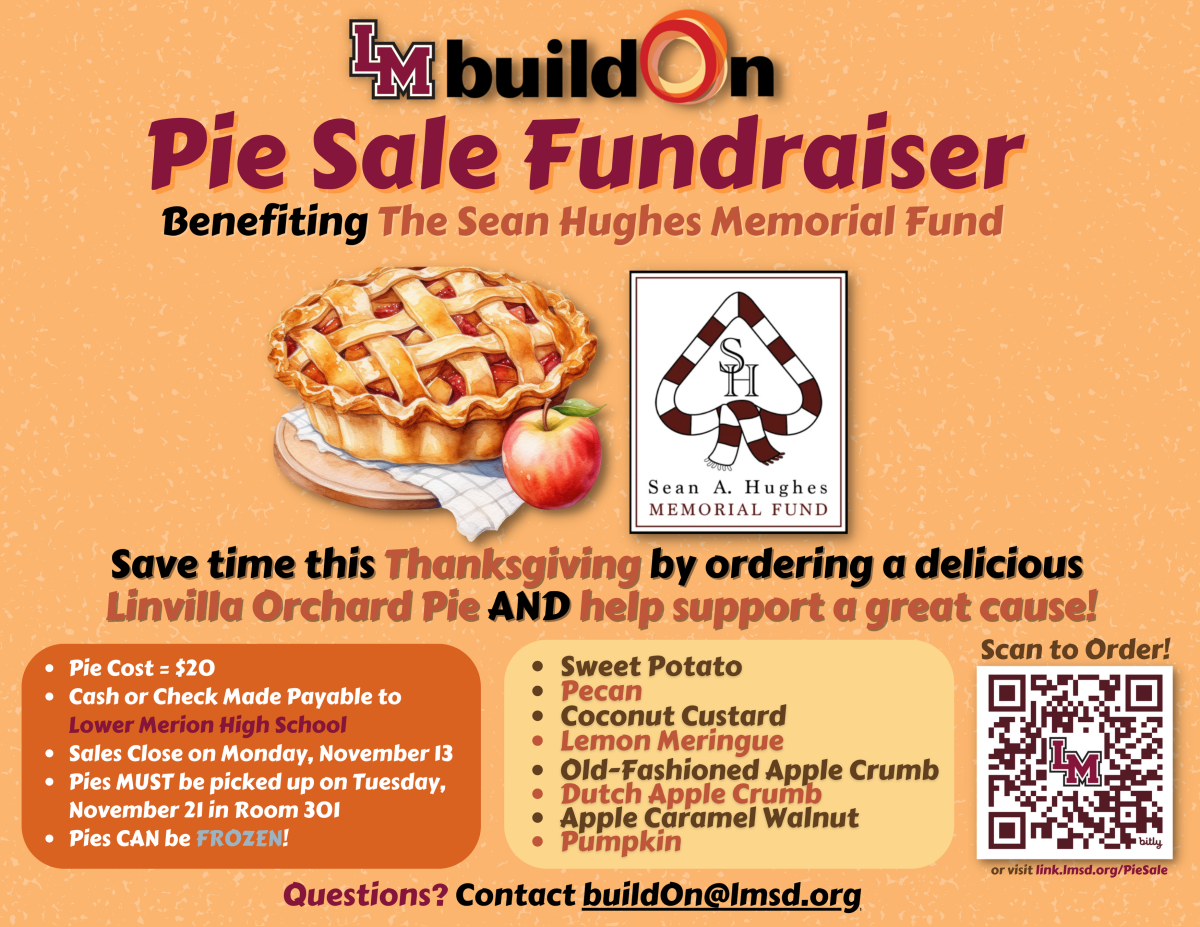LMHS buildOn Pie Sale Fundraiser Benefiting The Sean Hughes Memorial