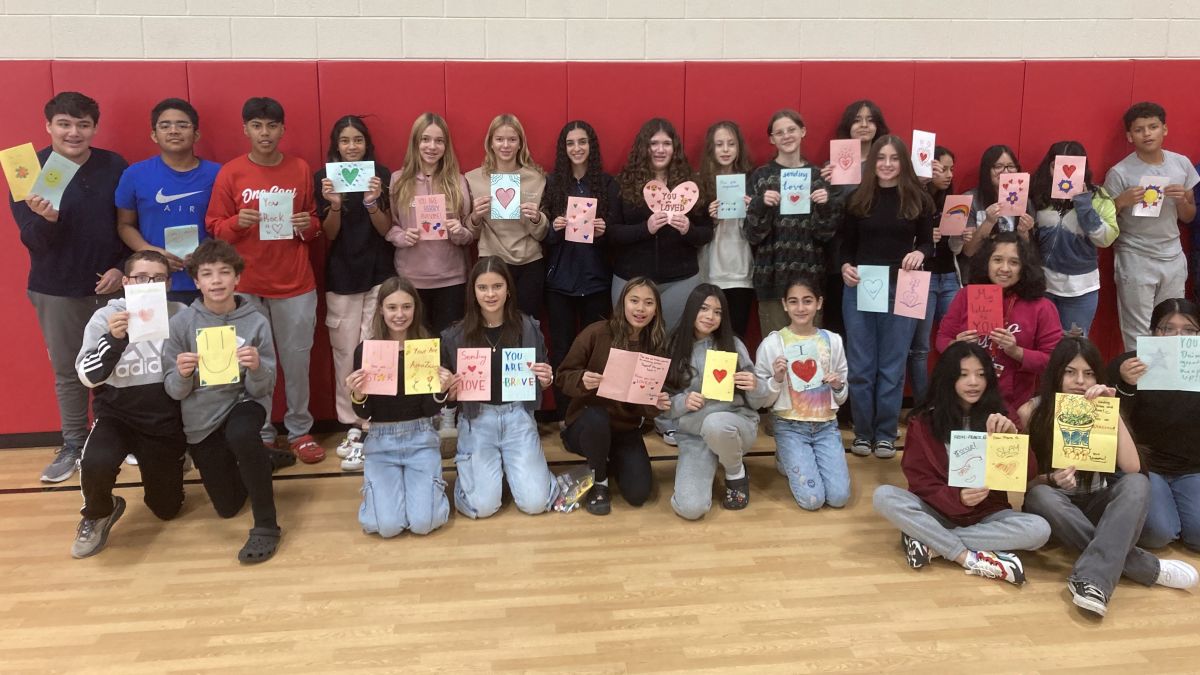 NJHS event sends thoughtful handwritten letters to hospitals | District ...