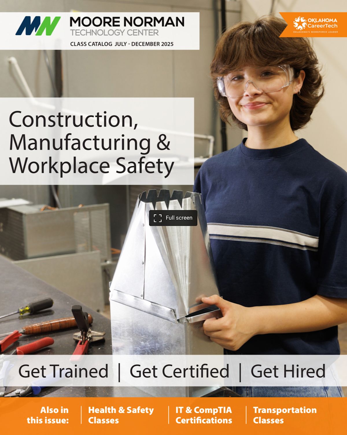 Course catalog for training classes in Norman, Moore, and Oklahoma City