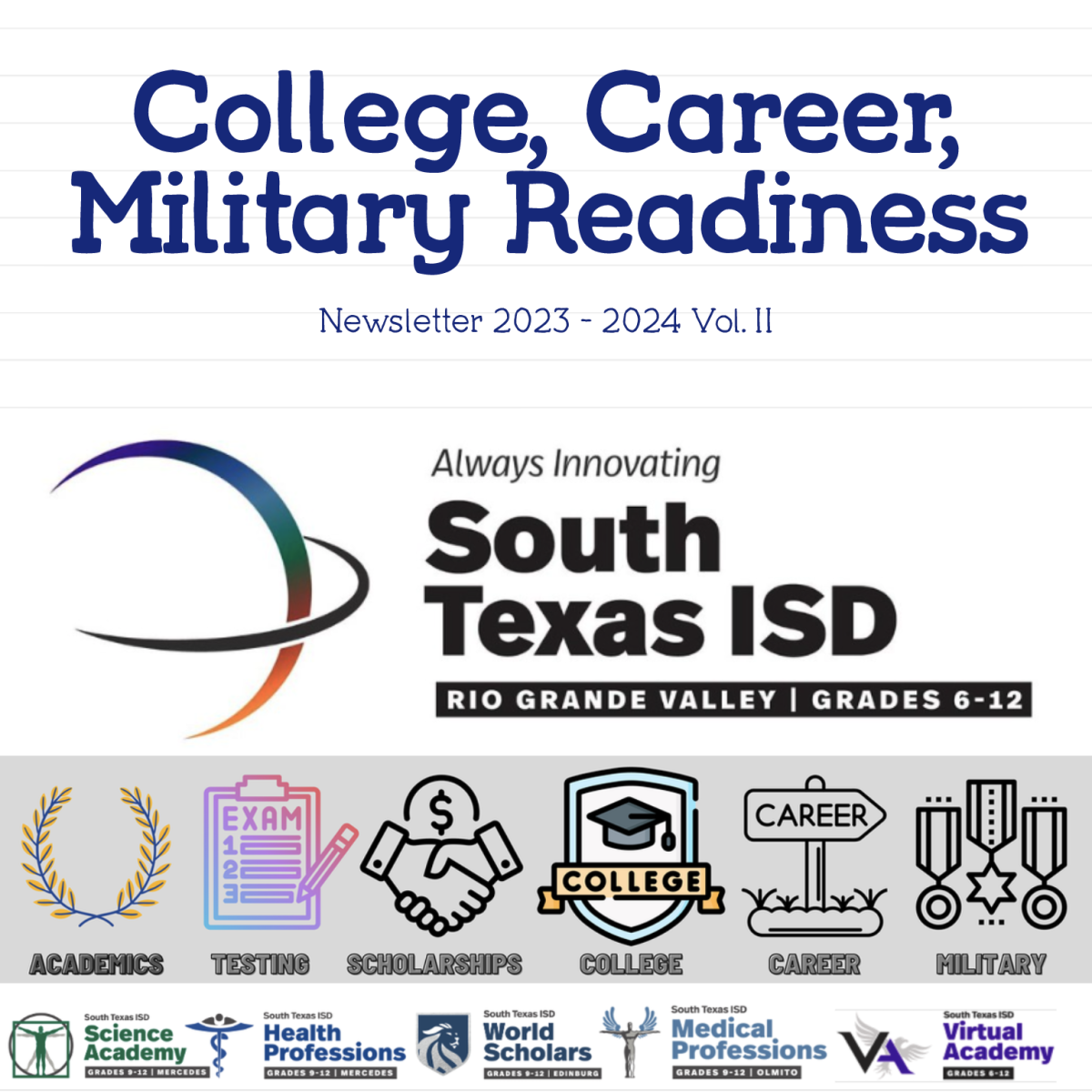 STISD College, Career and Military Readiness (CCMR) Newsletter 2023