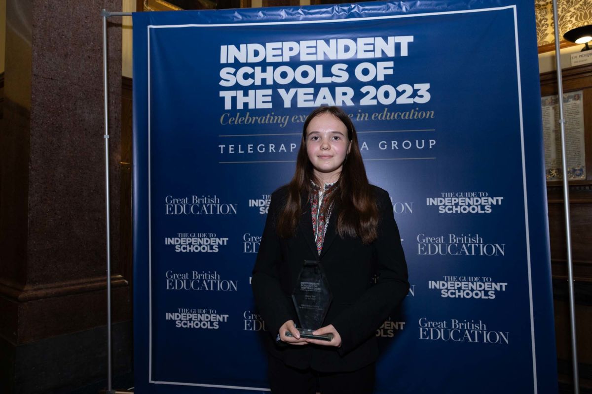 BSB student Oleksandra Shines Bright at 2023 Independent School of the