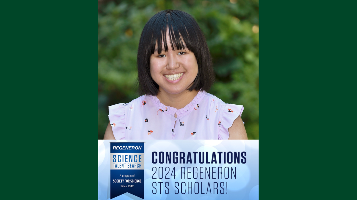 Miranda Wang '24 Among Top 300 High School Scientists