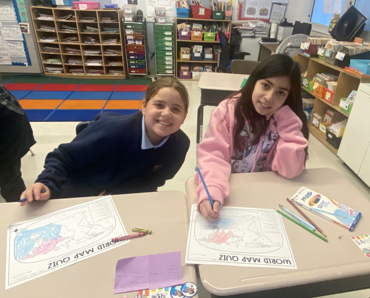 Third Graders Explore the Wonderful World of Maps | Ramaz News - The ...