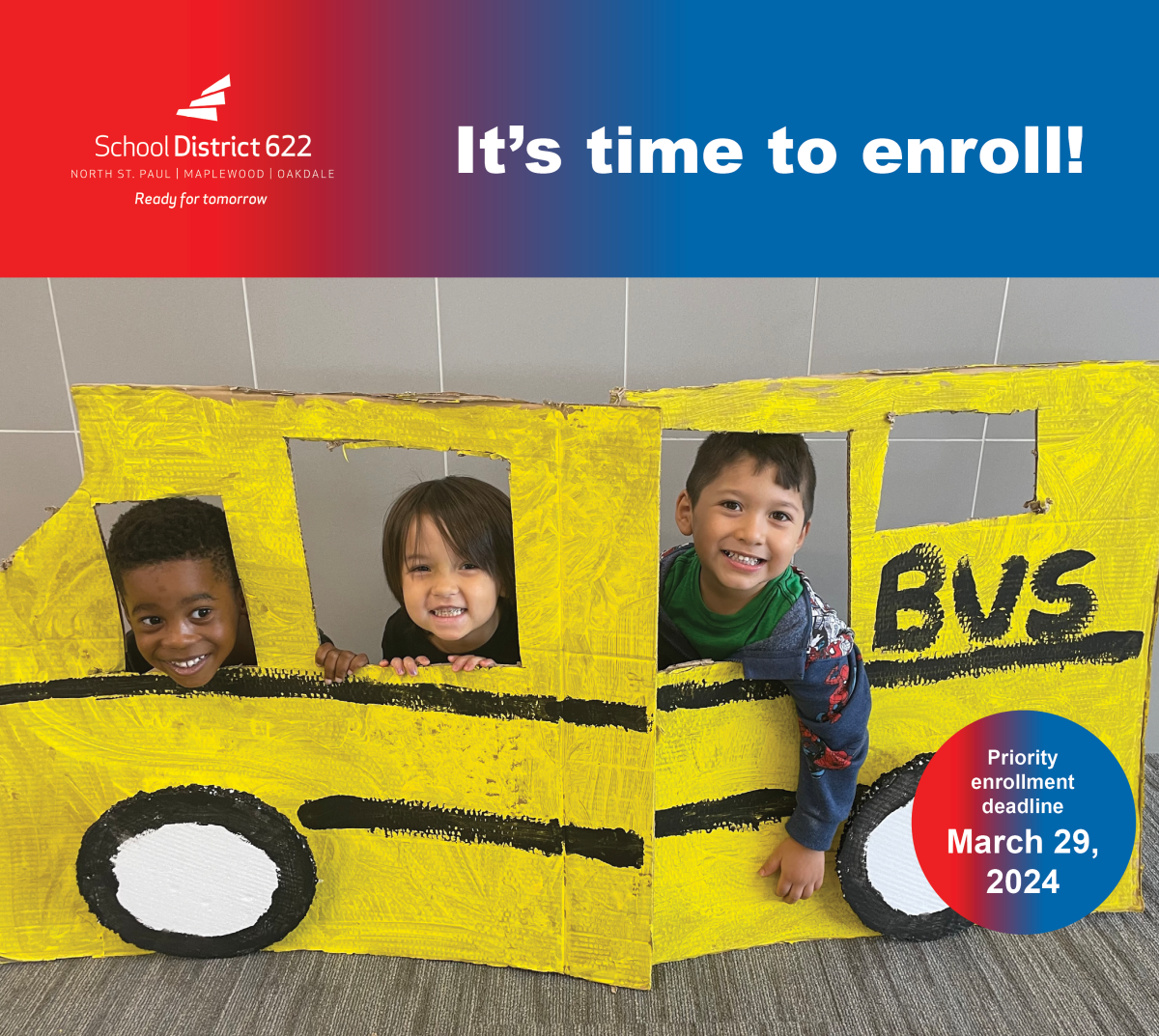 Enrollment for the 20242025 school year is now open. Story