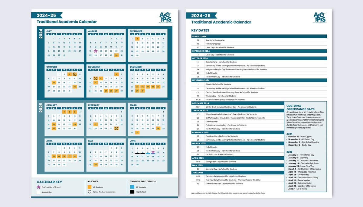 2024-25 School Year Calendars Now Available | stories