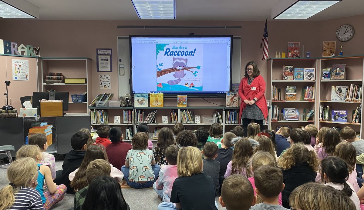 Author Laurie Ann Thompson visits K2 grades News Article Maple