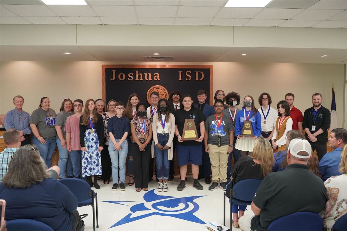 May School Board Recognitions | Joshua ISD News Details