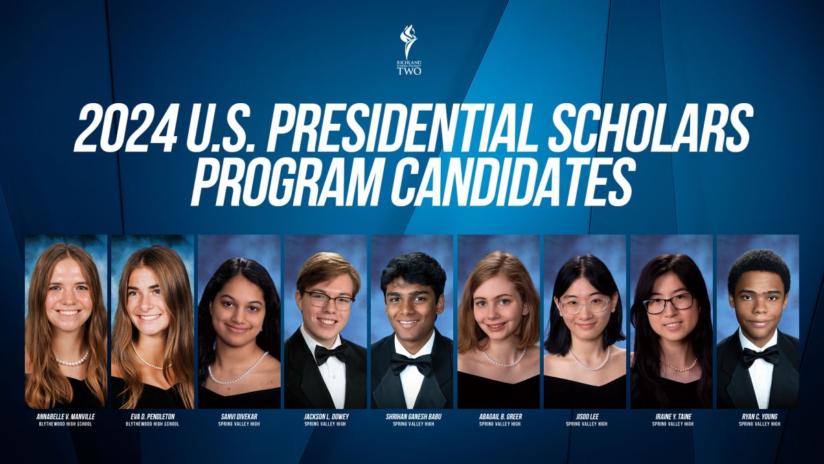 Nine Seniors are Candidates in 2024 U.S. Presidential Scholars Program