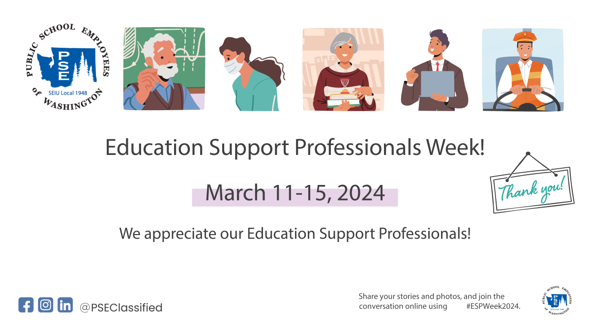 Thank you Education Support Professionals! | Post Detail