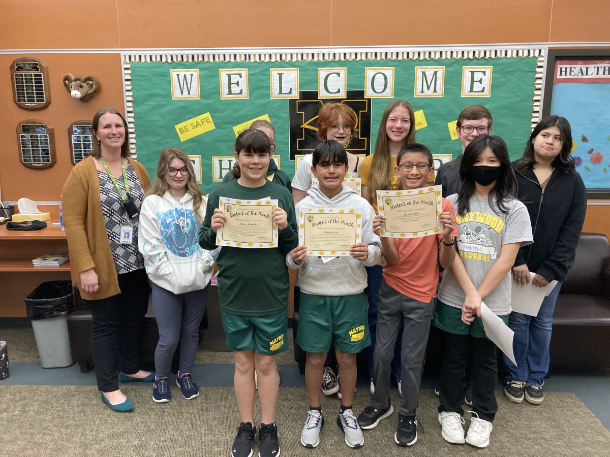 Generous Students Recognized by Their Teachers | News Article - Maywood ...