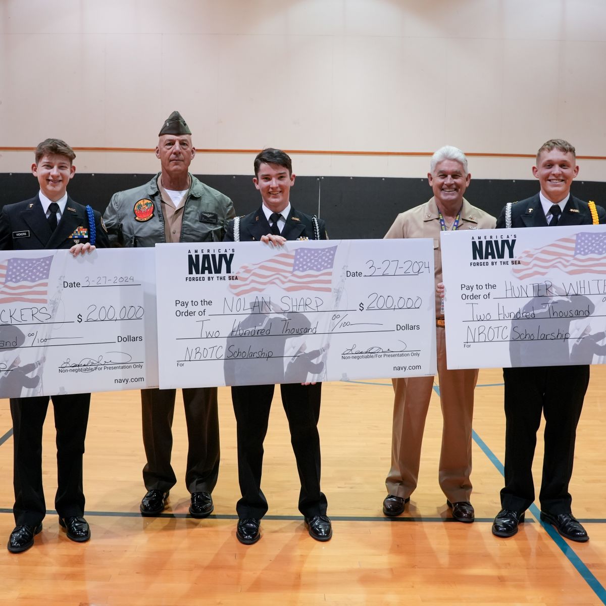 3 NJROTC cadets earn $200,000 Navy scholarships | Joshua ISD News Details