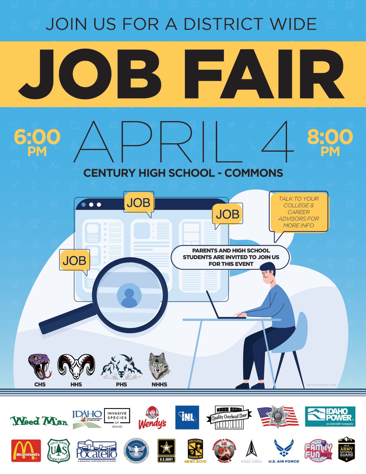 District Wide High School Job Fair April 4, 2024 | News Details - New ...