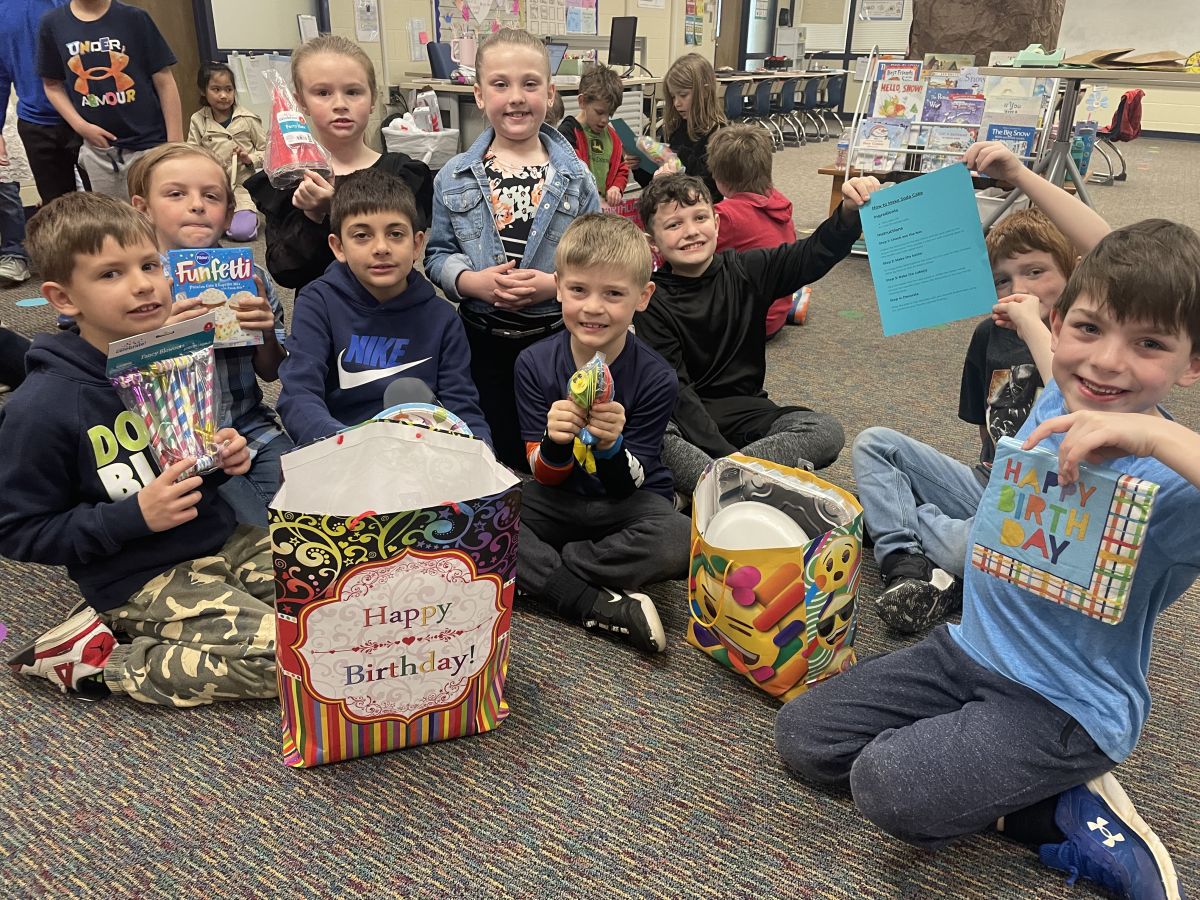 2nd Graders Assemble Birthday Kits News Details Otsego Public Schools