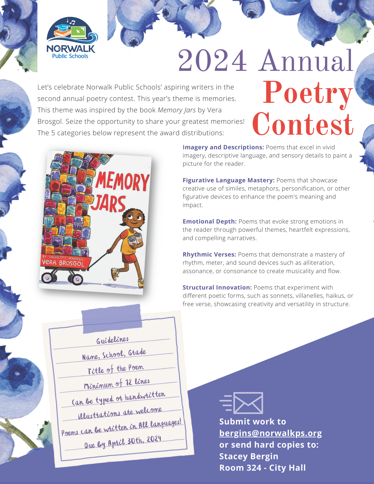 2024 Annual Poetry Contest NPS Flyers