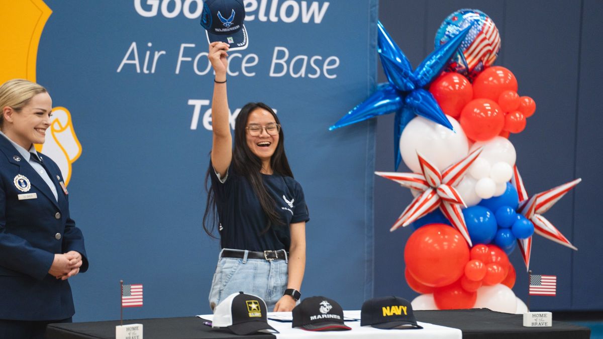 San Angelo ISD Students Sign Letters of Intent to Join Armed Forces at ...