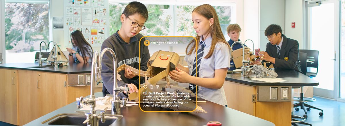 Reaching new depths in applied design's Gr. 9 Project Week | Forward ...