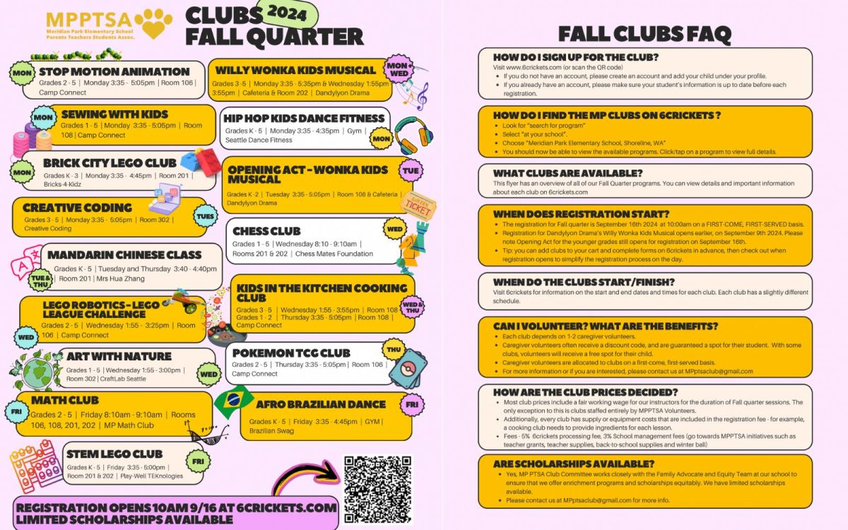 MP PTSA Fall Clubs | MP Features Default Post