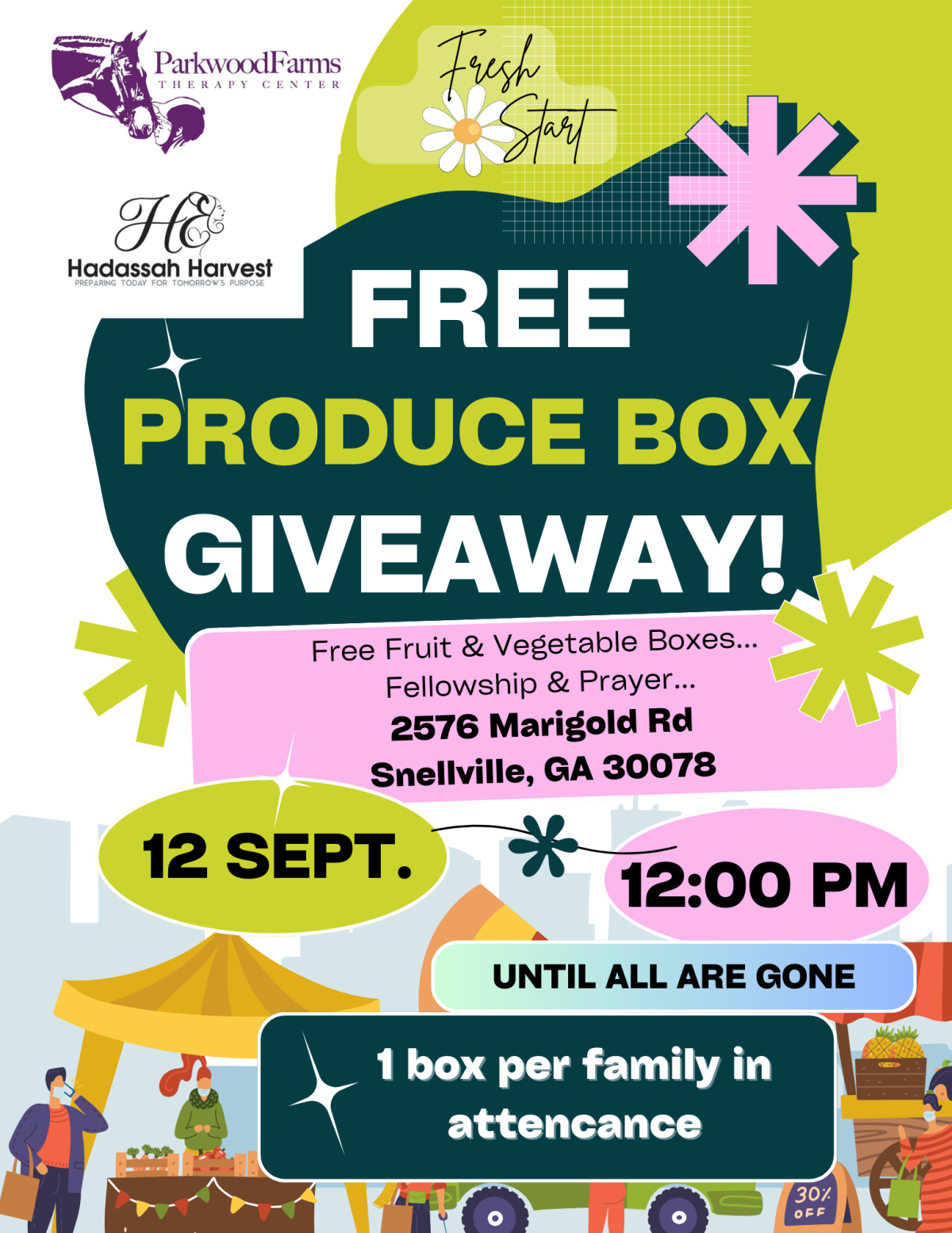 Free Produce Giveaway Post Details