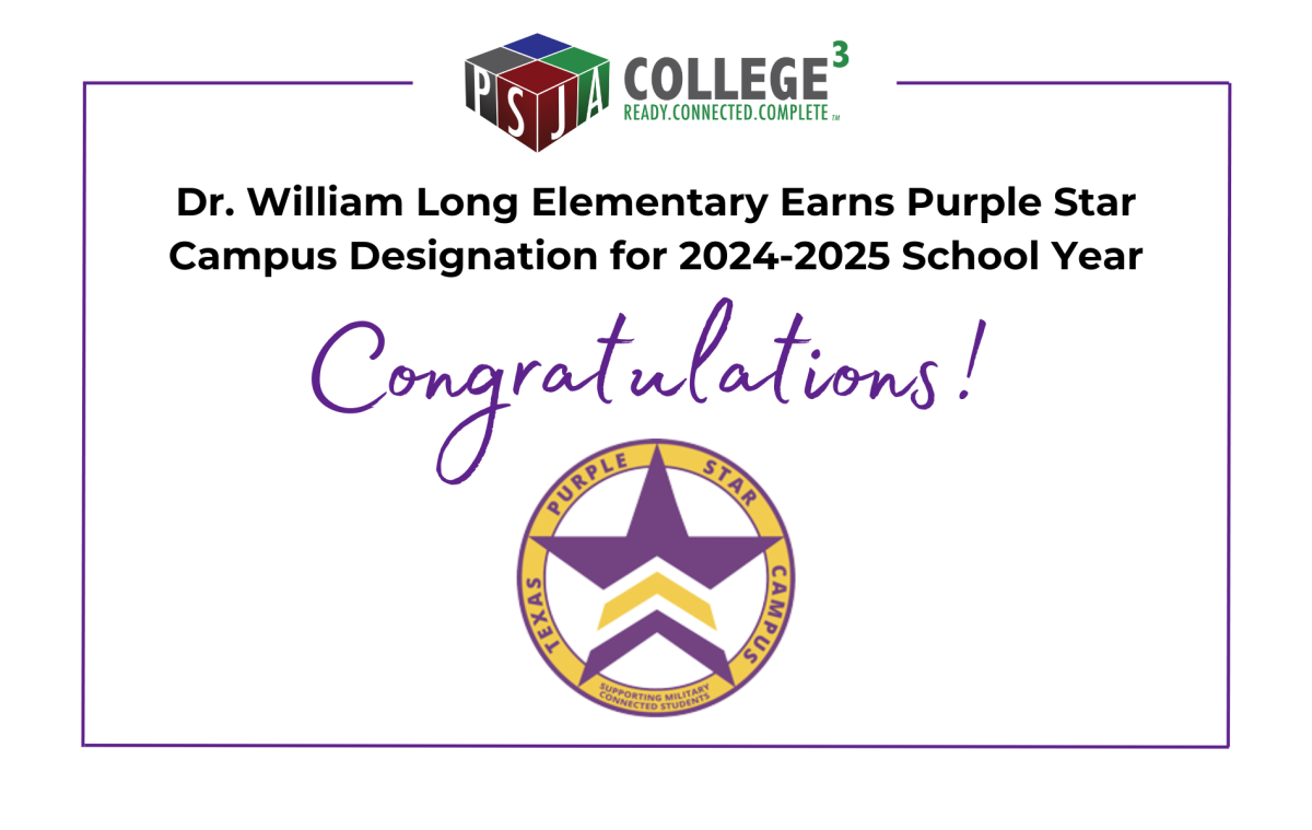 Dr. William Long Elementary Earns Purple Star Campus Designation for