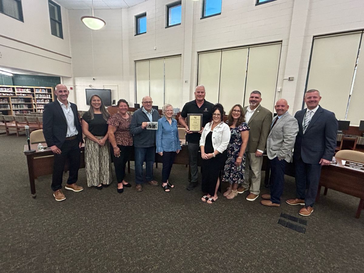 WFSD Board of Education Honors Golf Tournament Organizers