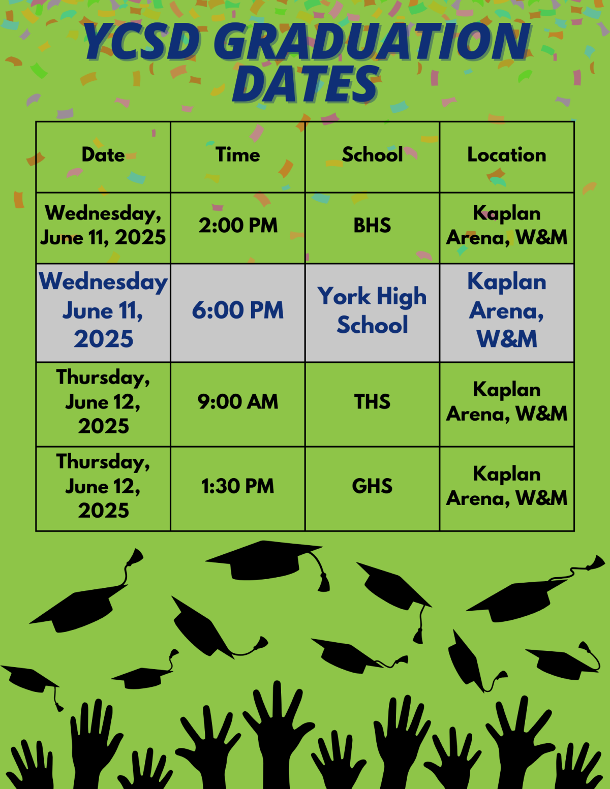 Graduation Events Calendar Graduation Dates | Post Details