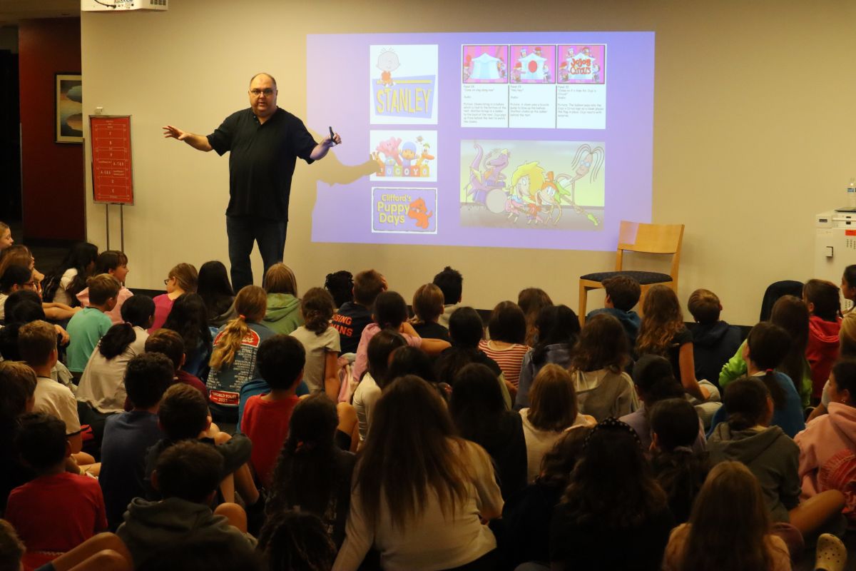 Latin students meet bestselling author James Ponti LU Article Latin