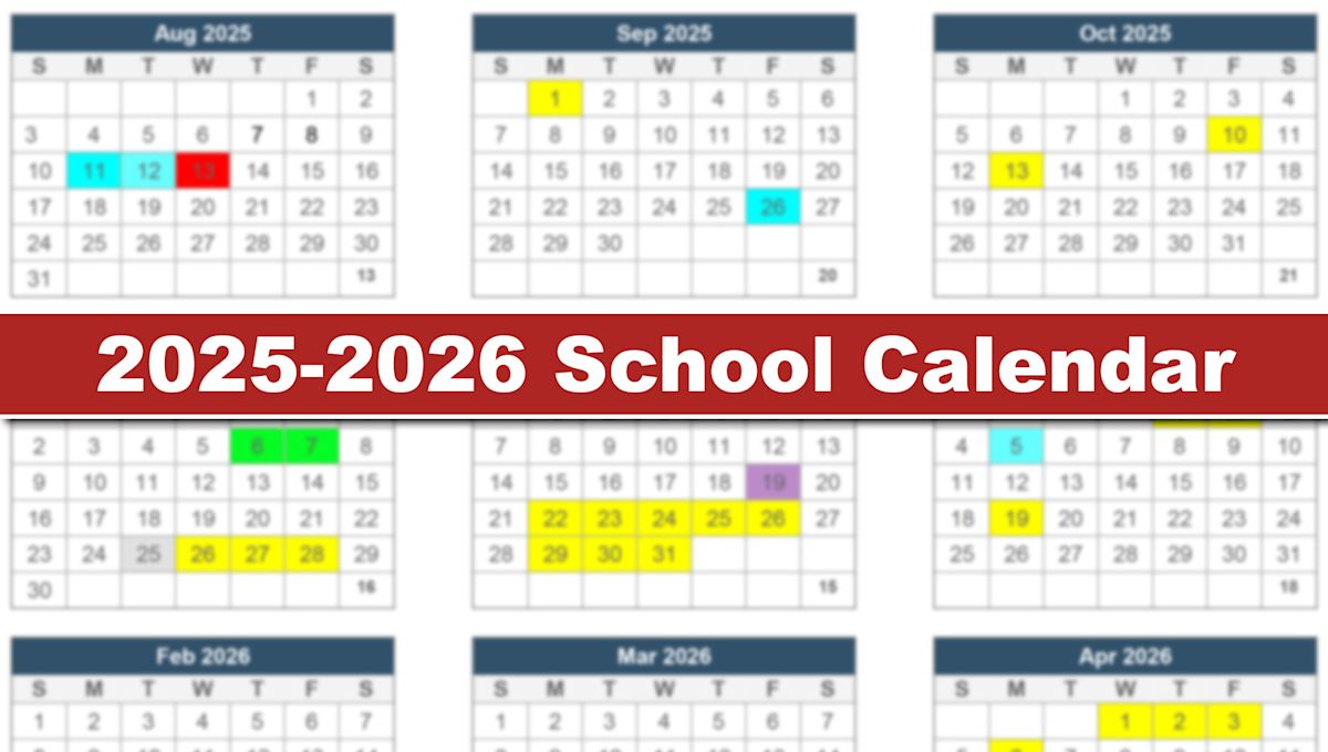 2025-2026 School Calendar has been approved! | News Details