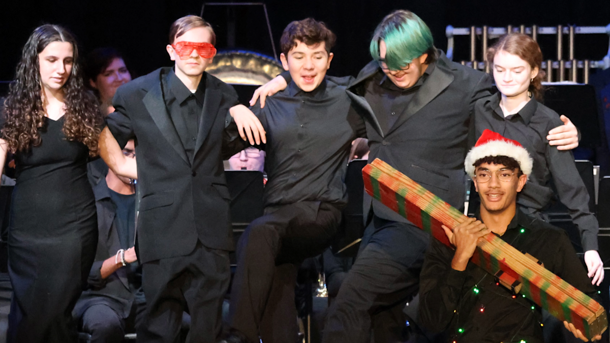Sleigh Ride Precussion PWHS Concert Band celebrated 30th annual Sleigh Ride | PWHS Posts Item