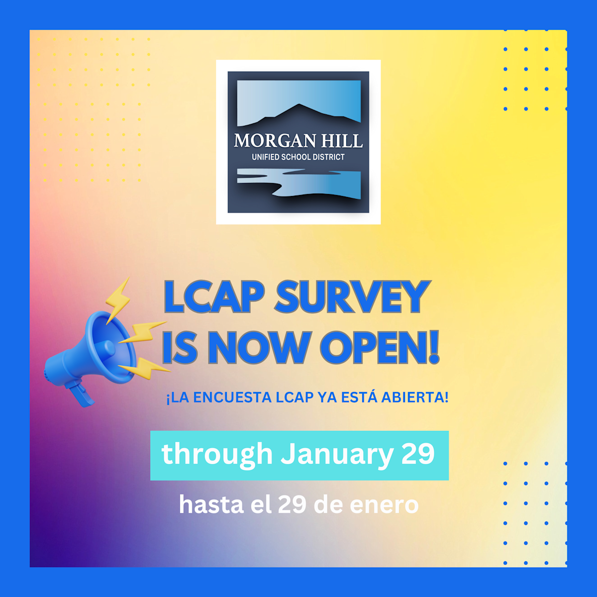 LCAP Survey is Now Open! | Details