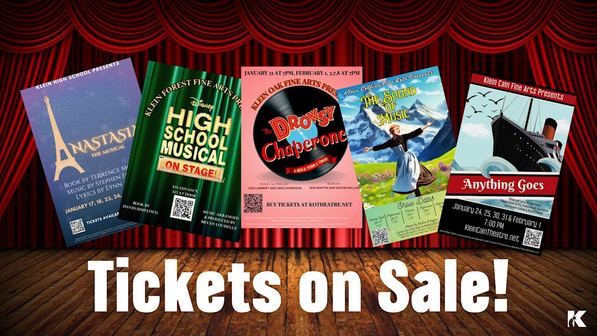Performance Dates Released for Klein ISD High School Musicals