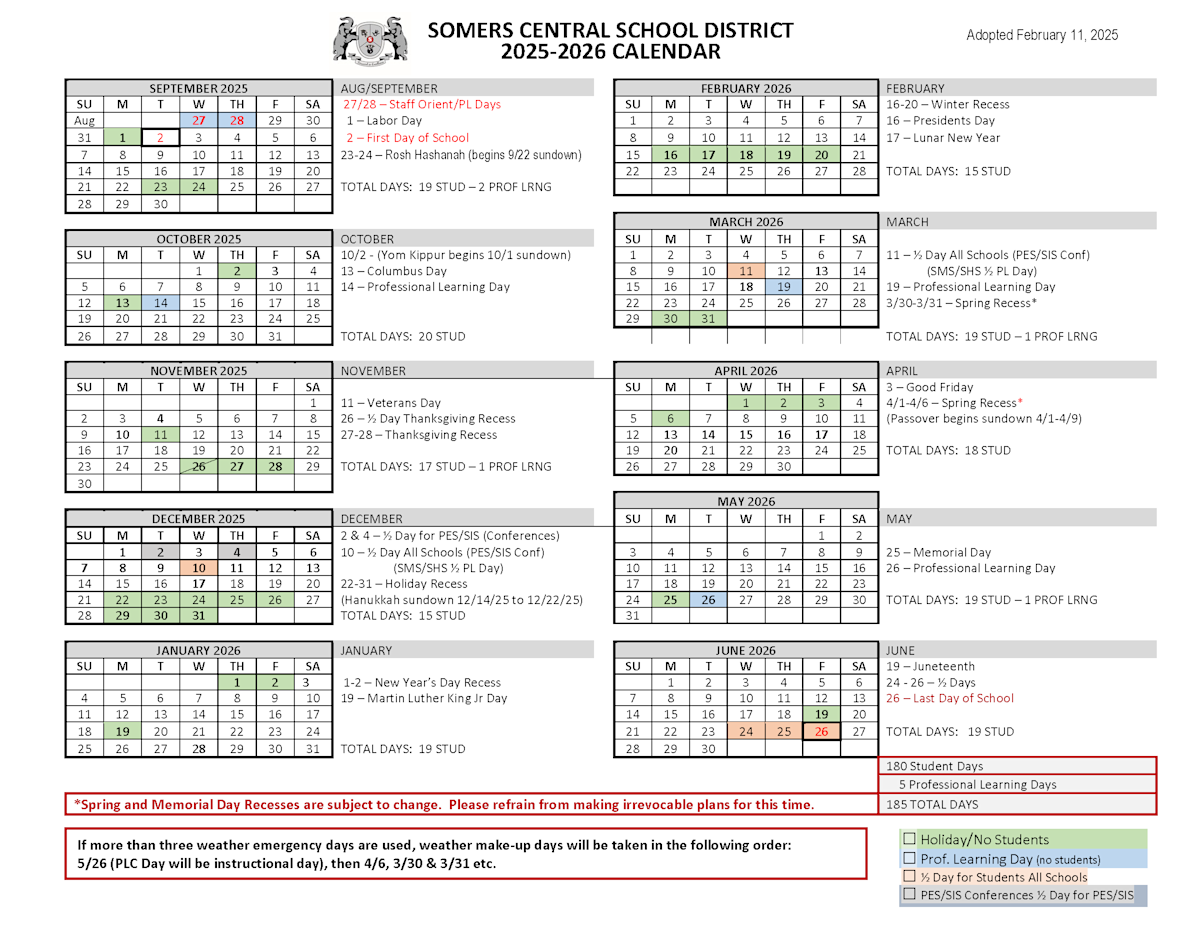20252026 Calendar Article